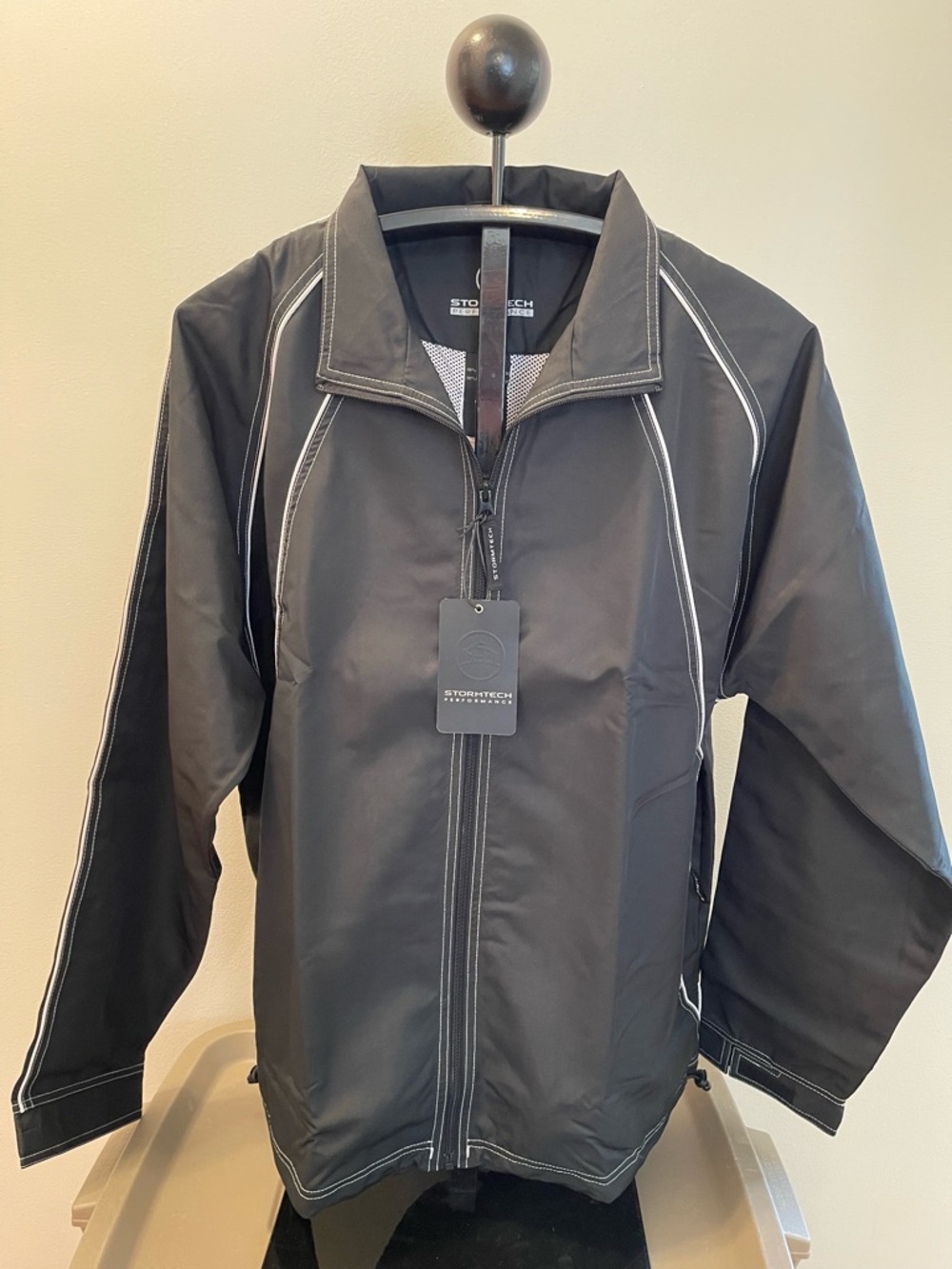 Stormtech Men’s Black Lightweight Jacket  excellent for coaches
